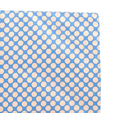 Light Blue & Brown Bold Dot Pocket Square 31cm